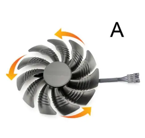  Кулер для видеокарты GIGABYTE GTX 1070 AORUS RX 570 580 RX570 RX580 88