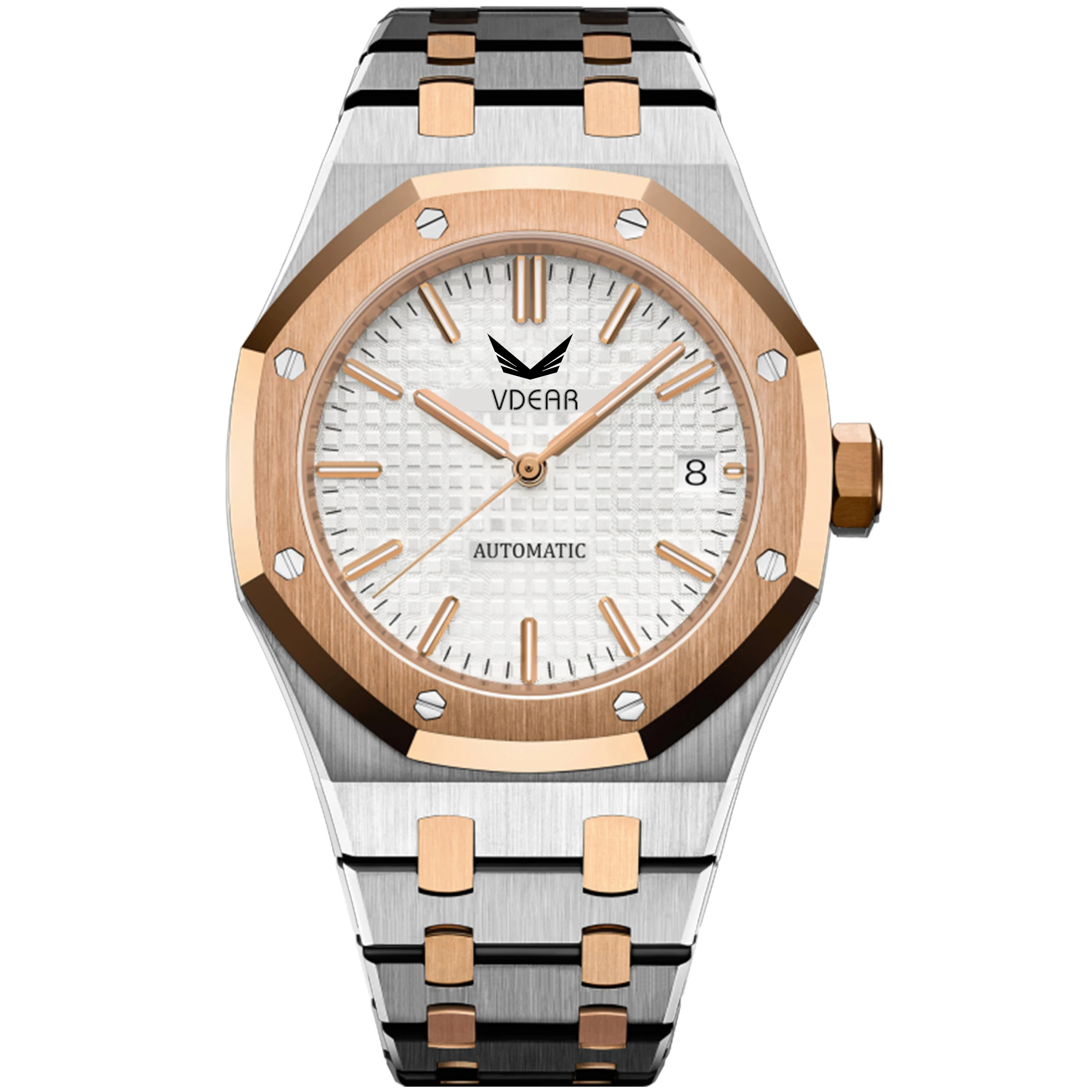 Branded Name Mens Watches Private Label Custom Logo Mechanical Watch Luxury OEM