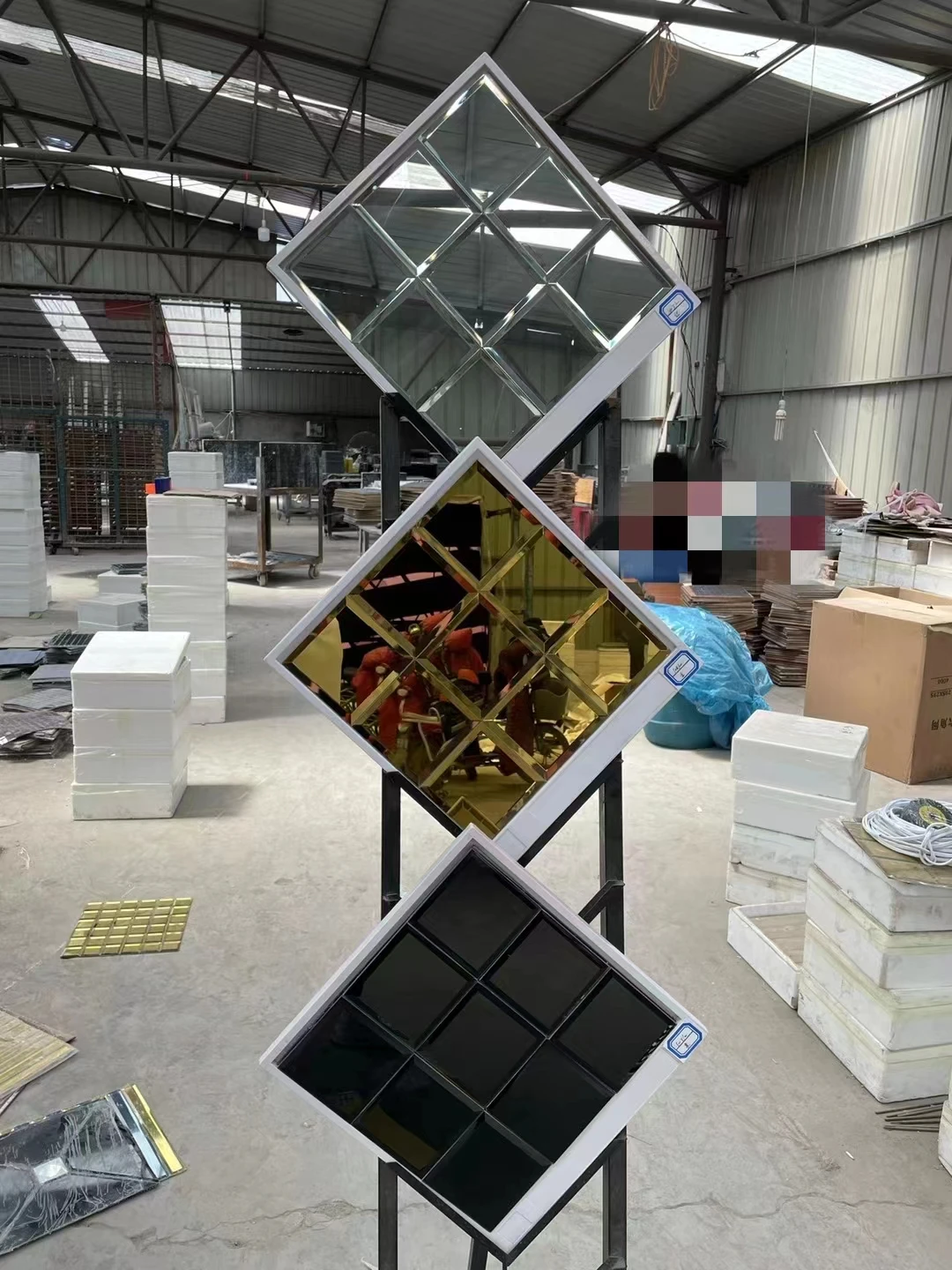 Glass tiles mirror tiles with self adhesive back tiles mirror wall stickers