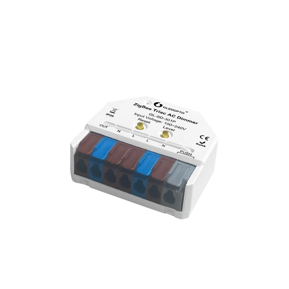 GLEDOPTO Новый горячий Zigbee ТРИАК диммер GL-SD-301P AC100-240V 2 4 г РЧ пульт дистанционного управления 3 0 совместимый tuya smart