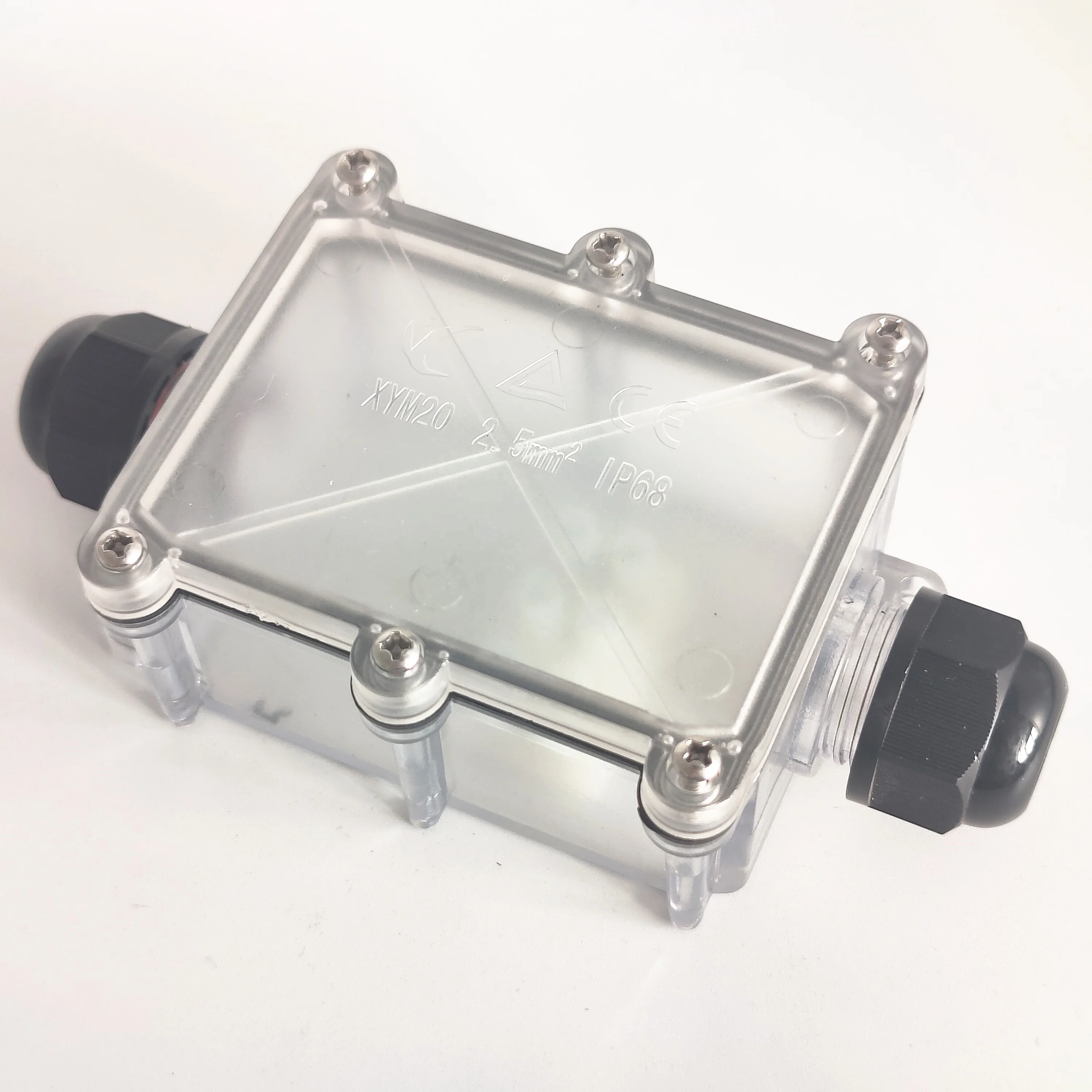 waterproof box cable IP68  junction box connector PC plastic waterproof boxes