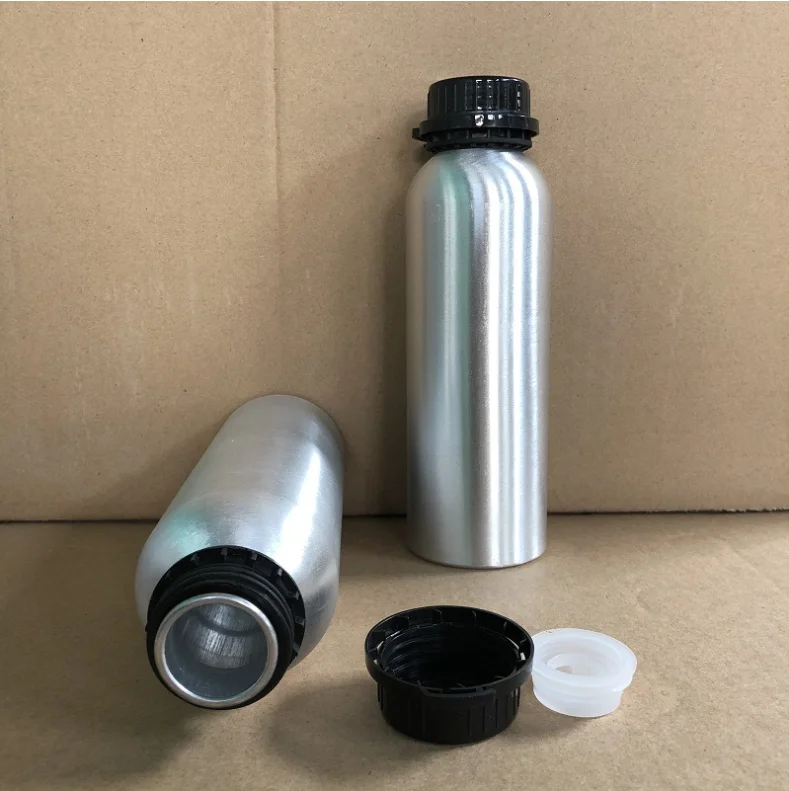 10L 5L 2.5L 1L super large big chemical cosmetics essential oil glue aluminum bottle with tamper evidence cap