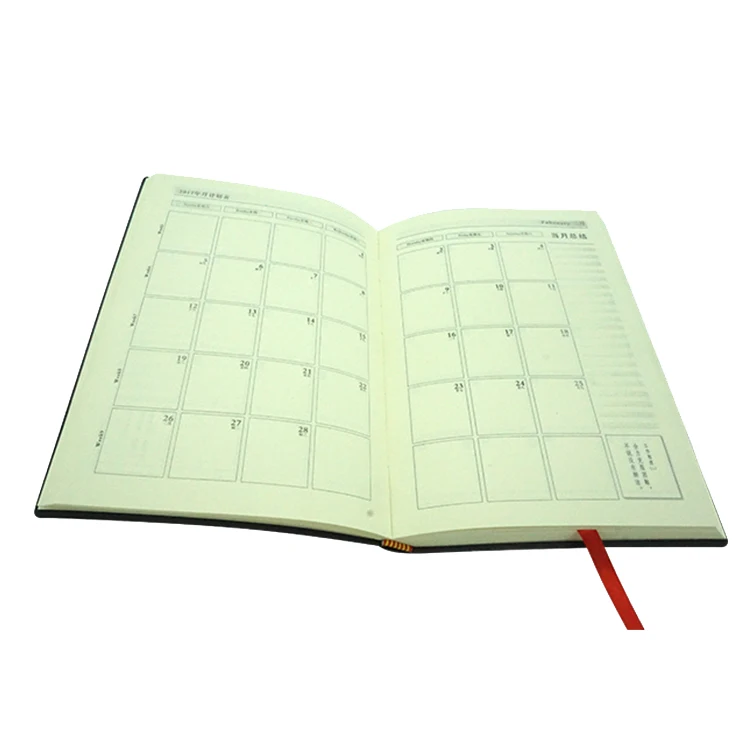 Custom Black Embossed Hardcover Book Magazine Printing Leather Binding Book Printing Service