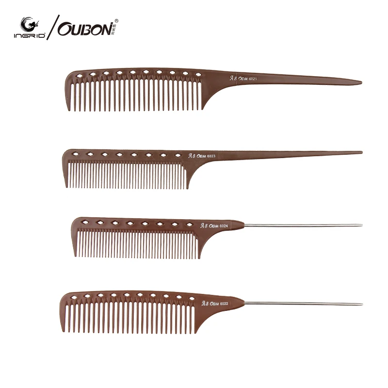 Hair Cutting Styling Measure Combs Tail Comb Anti-Static Hairdressing Brush  Double Cut Comb Professional Beauty Salon Tools A8