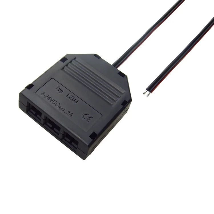 12V ~ 24V 60W PIR датчик движения переключатель FOK LV805 дистрибьютор полоса разъем для светодио дный шкаф
