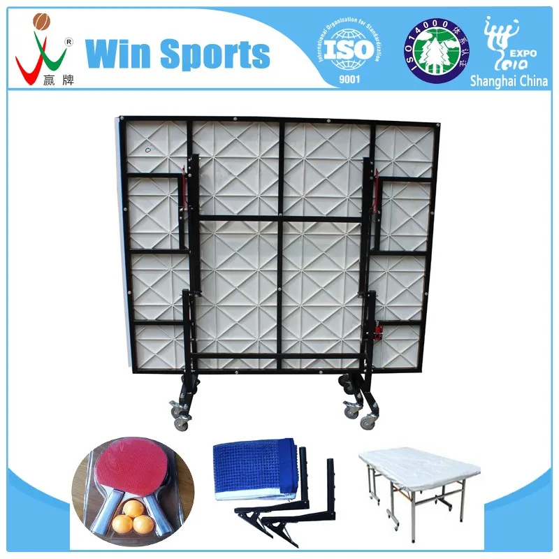 
Top sale high quality water-proof Anti-uv outdoor tables durable single foldable folding pingpong Tables de tennis tables china 