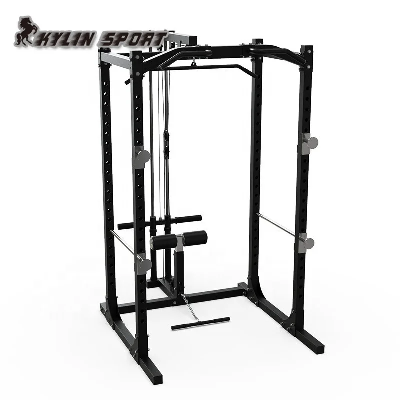 Kylinsport gym home equipment wholesale power cage squat rack multi functional fitness power rack