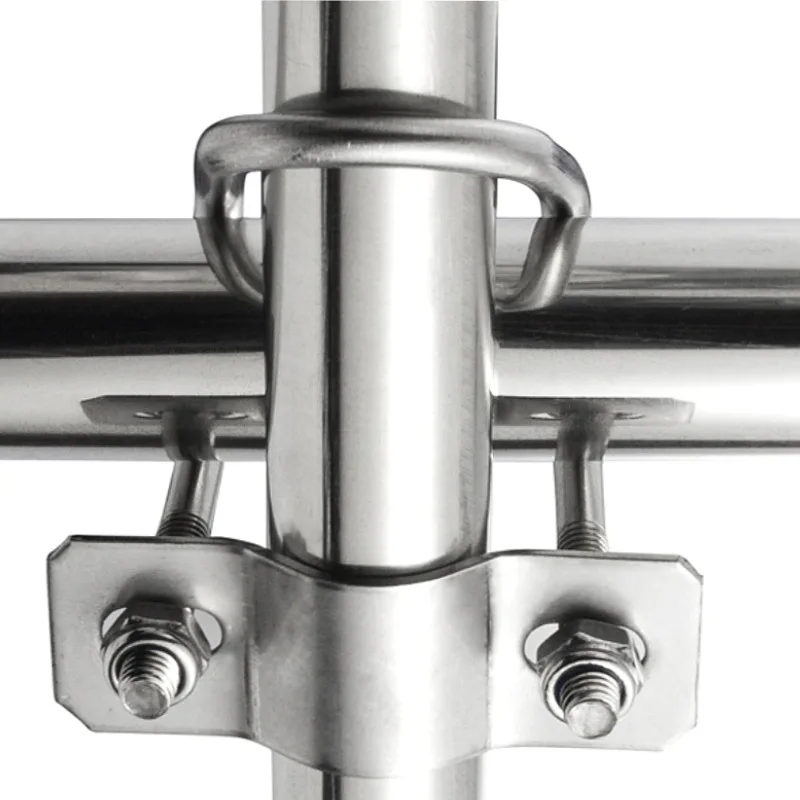 Strong Durability 304 Stainless Steel Double U-shaped Clamp U-shaped Screw Cross U-shaped Bolt Special-shaped Pipe Clamp