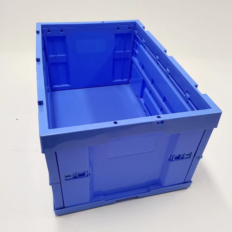 Nesting box collapsible various color foldable moving box grape harvest bins custom transport plastic crate fruit basket