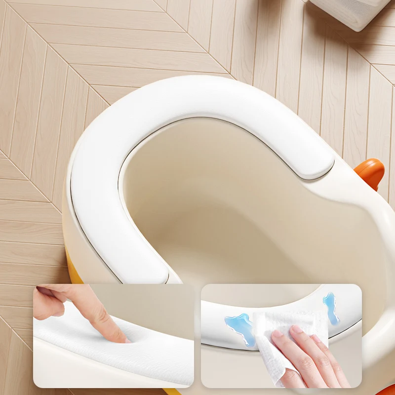 Cartoon pig potty training toilet seat plastic bathroom baby buttocks washbasin wash basin