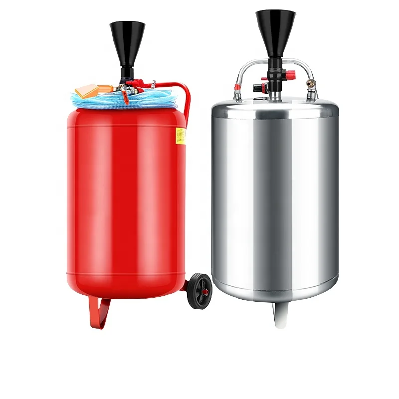 Hangzhou Portable Pneumatic Mobile High Quality Spray Bubble Bucket Pressure Stainless Iron Foam Car Washing Machine