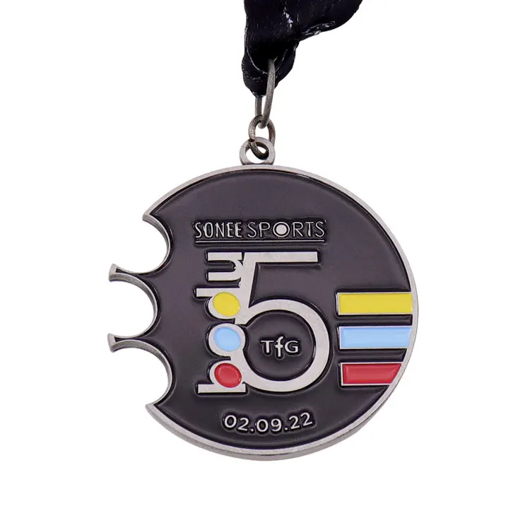 Medal Producer Customize Generic Sport Football Teams Medals Diecast Rugby Medal With Ribbons