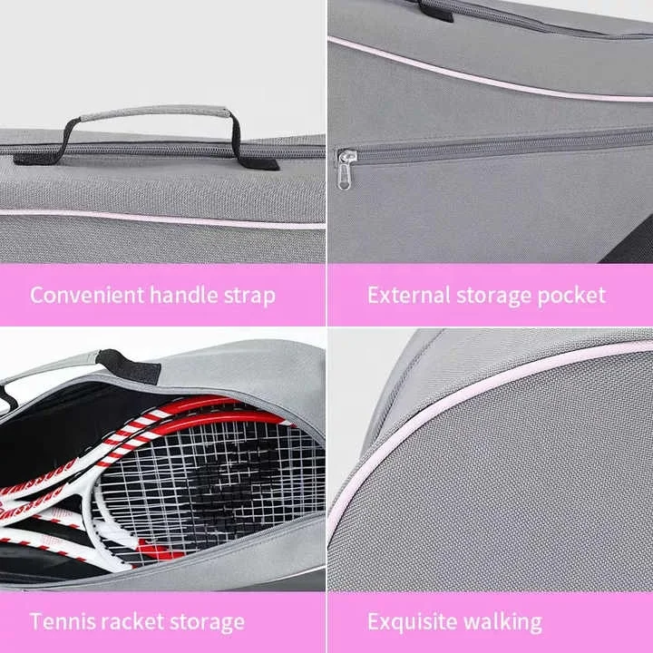 2022 New Design Lightweight Waterproof Sport Bags Badminton Racket Cover Bag For Man or Women