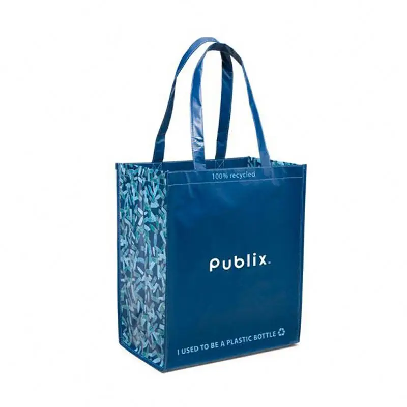 China Manufacturer Wholesale Price Custom Printed Eco Friendly Recycle Reusable Pp Laminated Non Woven Tote Shopping Bags