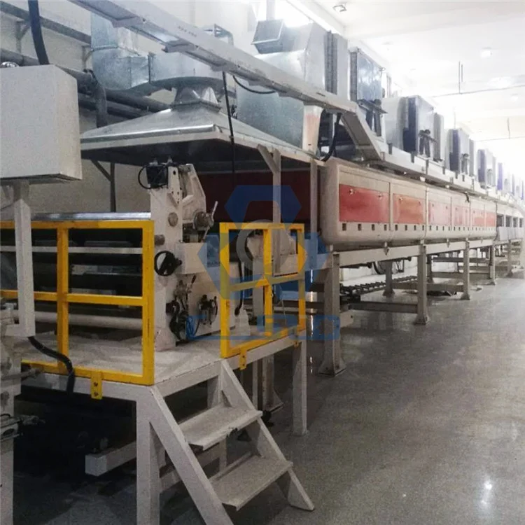 Automatic PVC electrical insulation tape adhesive coating line