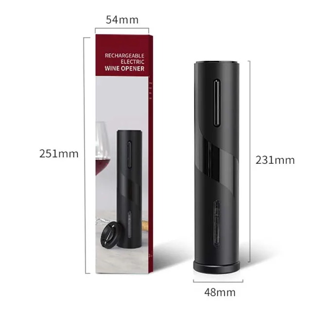 Top Seller Automatic corkscrew electric wine bottle cork opener electric wine pump opener gift set with foil cutter kit