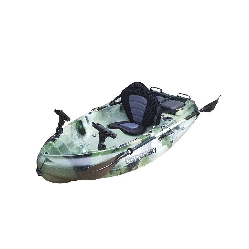 RTS Factory custom size oem 13ft 2m best quantity cheap plastic small single person fishing kayak fishing canoe boat