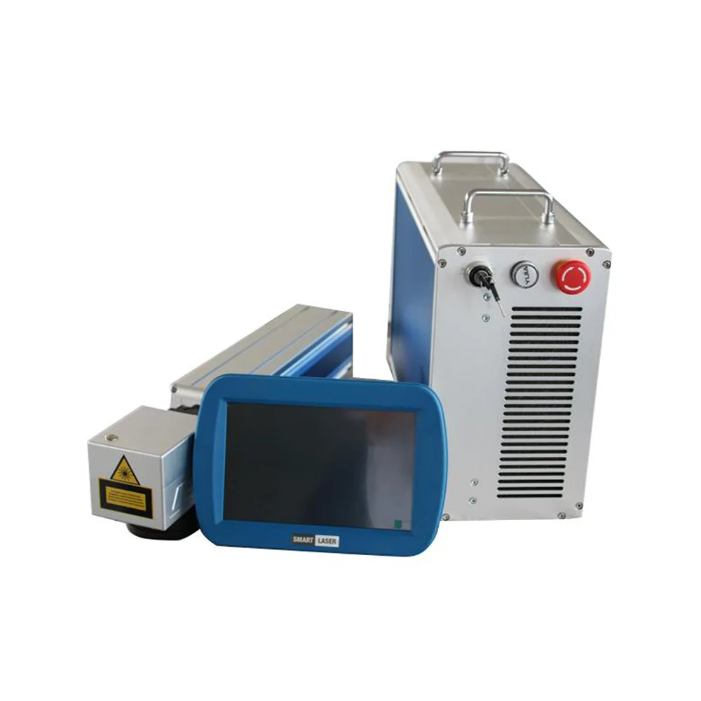 PVC Steel Pipe UV Laser Marking Machine Touch Screen Lazer Date Coder