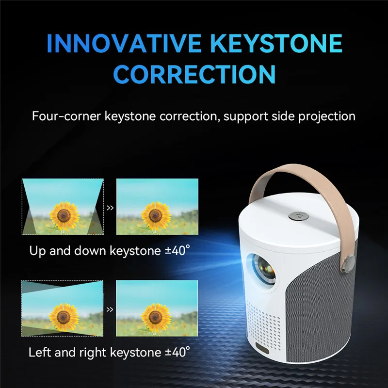 Professional Manufacture LCD Display 100 ANSI Lumens Native HD 720P Projectors for Home Cinema Entertainment