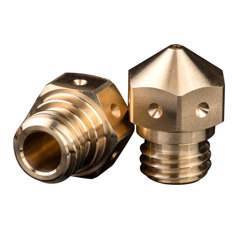 Trianglelab Swiss MK10 Nozzle PTFE For Micro Swiss Hotend M7 Thread 3D Printer Wanhao FlashForge Qidi Tech Dremel etc.