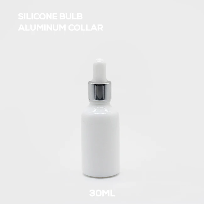 
Best Seller Essential Oil Series 30ml 2oz White Opal Glass Pasteur pipette Bottle 