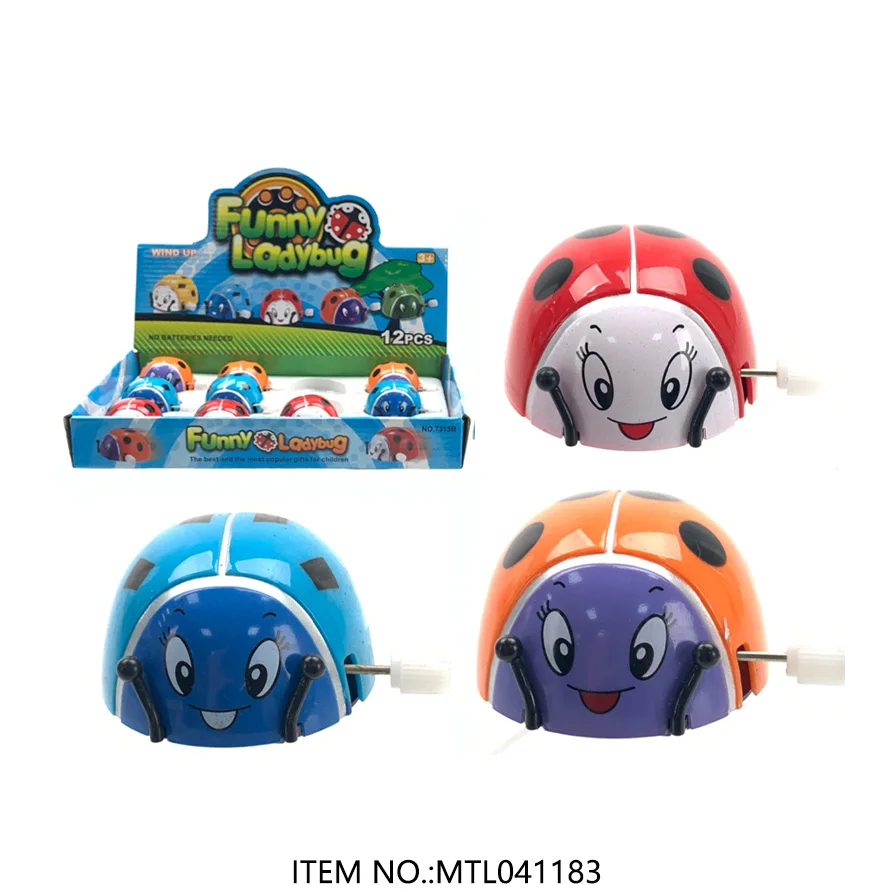 Mechanism Funny mini Wind Up Toy Mini Plastic Windup Ball Baseball Basketball Clockwork Ball Toy Spring Up Toy