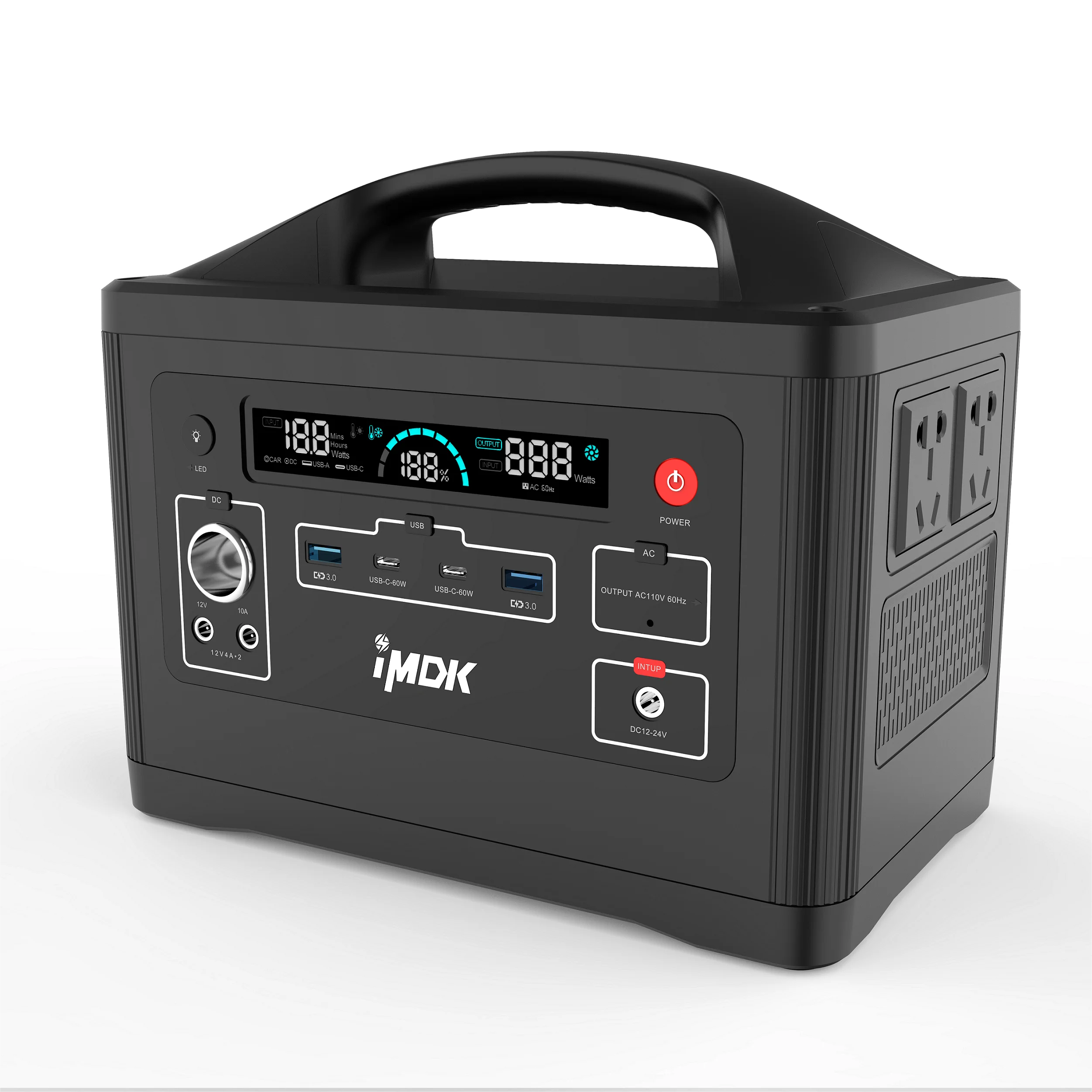 Generators for home outdoor 700w portable power station grid inverter Lifepo4 battery portable solar power station