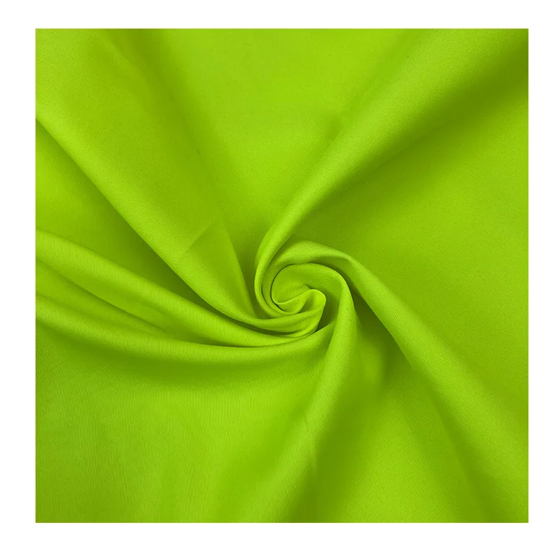 T/C65/35 14X10 150cm 255GSM 2/1 Twill OE/RS Yarn Quality Airjet Woven High Strength Solid Reactive Dyed Khaki Workwear Fabric