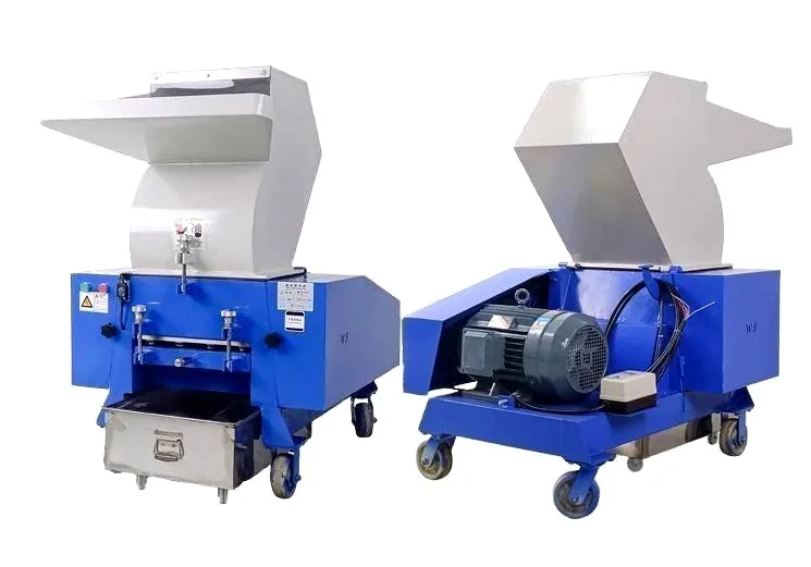 PE PP PVC PET Waste Crushing Machine Plastic Crusher Industrial Shredder 15 10 HP Claw Type Bottle Recycling Industrial