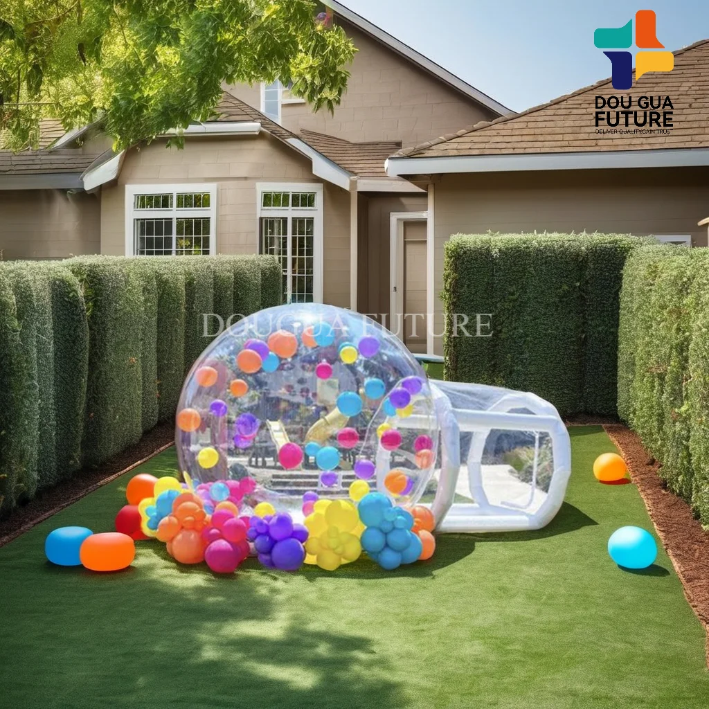 Commercial Grade Indoor Transparent Tent Air Bubble Inflatable Party Tents for Kids Outdoor Usage
