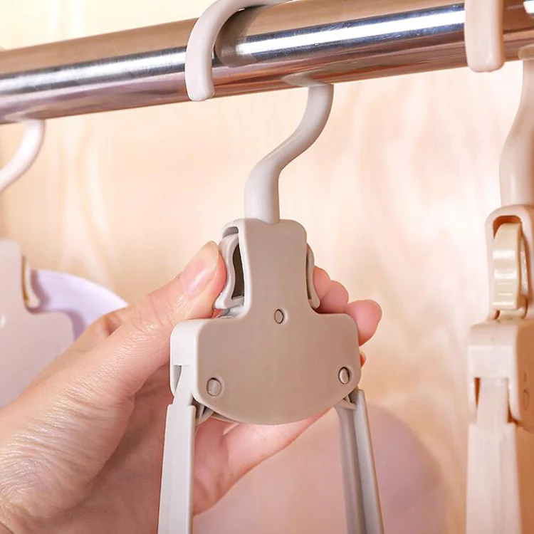 
Amazon eBay hot selling man woman home travel use coat shirt clothes Plastic foldable hanger 