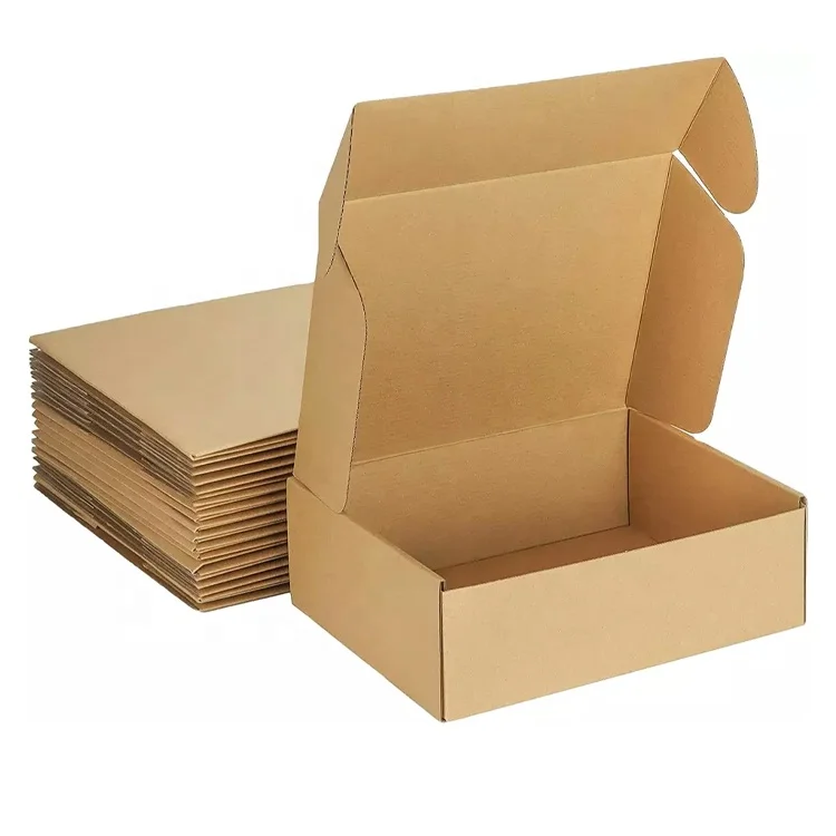 12x9x4 Custom corrugated small mailing shipping boxes for packaging small business