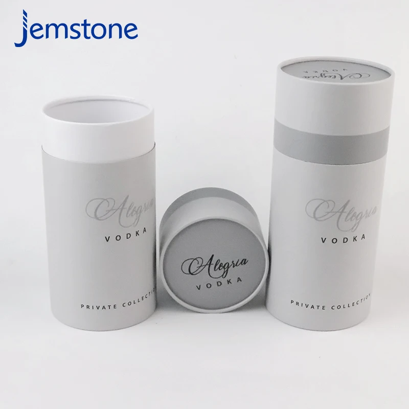 Wholesale Quality Gift Packaging Container Kraft Box Organic Food Tea Custom Sizes Vodka Paper Tube For Juices Whisky