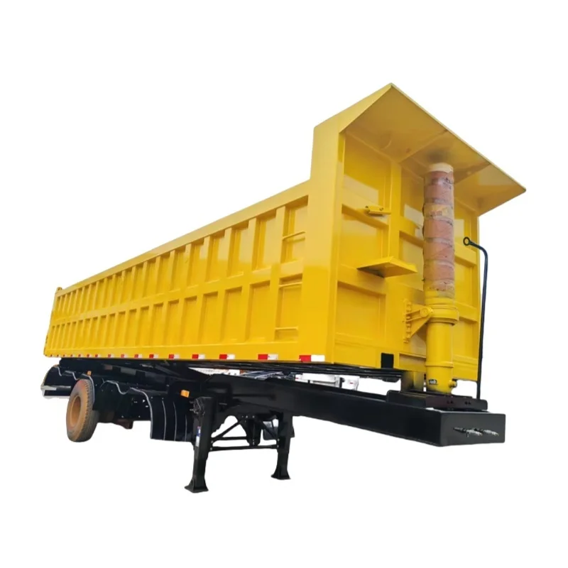 2-5 Axles 3-axis Field Type Howo Dump Truck Trailer 80tons Truck Trailer With Grapple