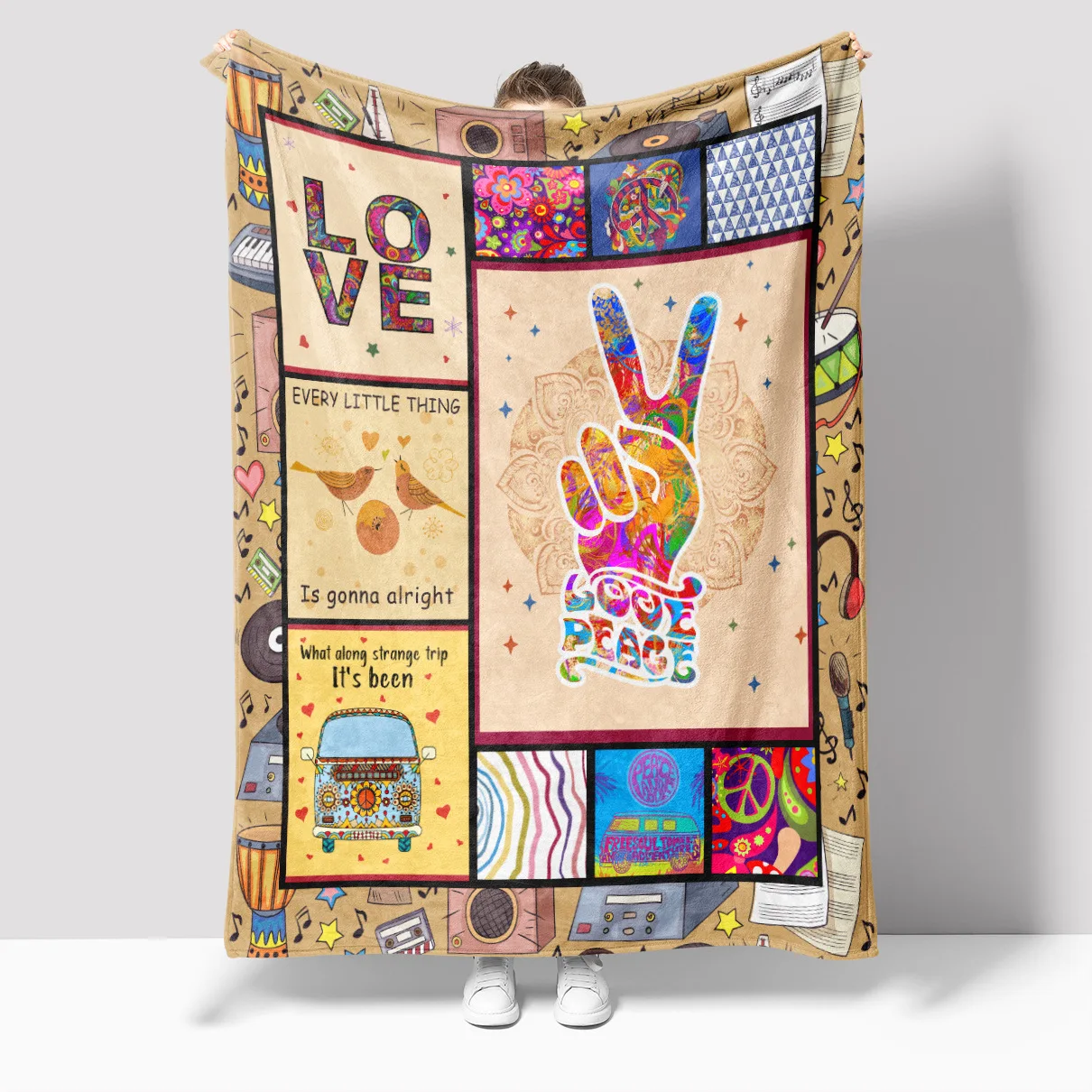 Wholesale High Quality Personalized Super Soft Polyester 3D Custom Photo Printed White Fleece Blanket For Gift