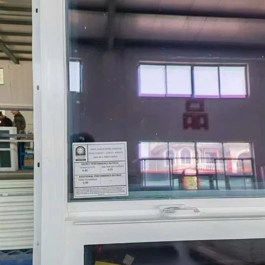 Black Sound Heat Proof Large Single Hung Window Privacy Glass Twins Three French Windows American Style Owned Factory