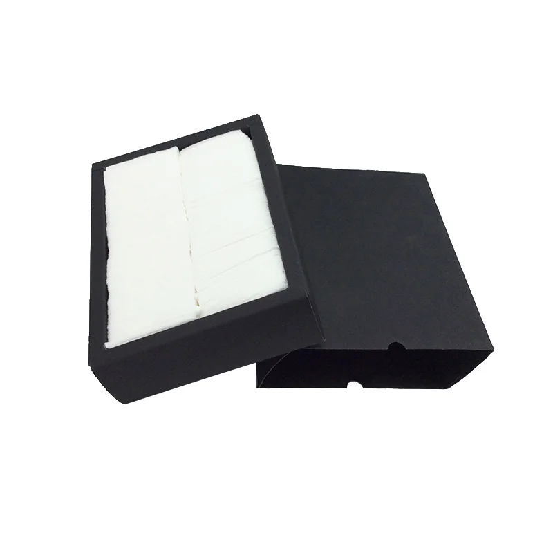 Factory wholesale all English packaging bags, makeup remover cotton wholesale, round lock edge disposable makeup cotton discs