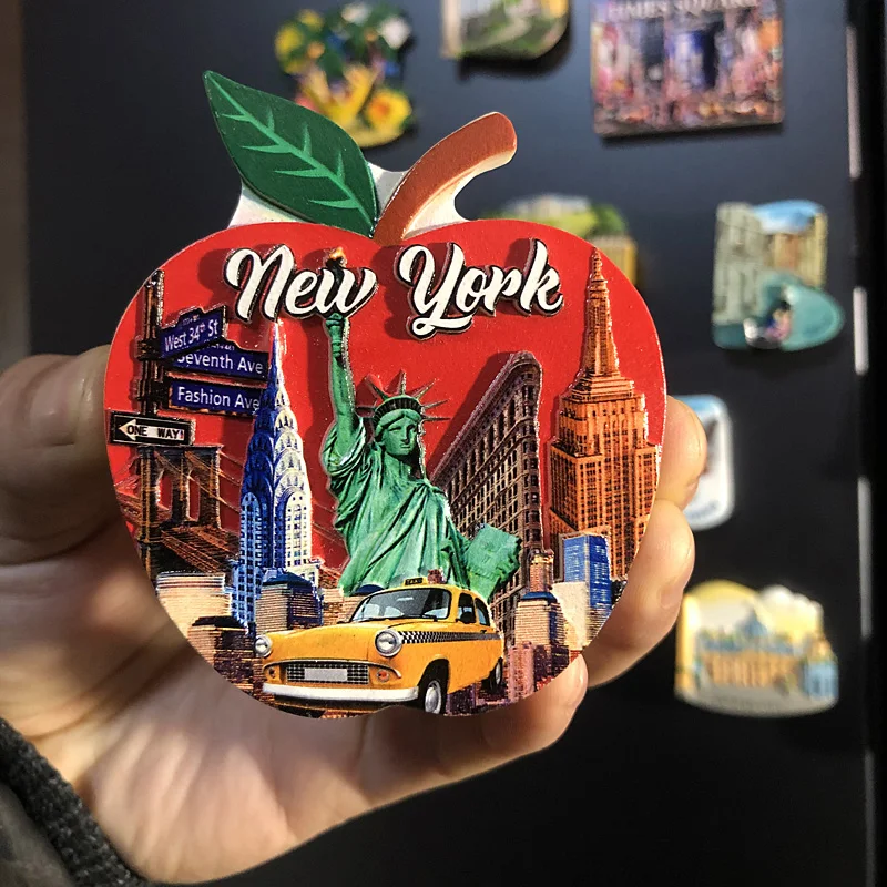 custom 3D resin New York small irish mexico souvenir de paris australian souvenirs souvenirs turist fridge magnet