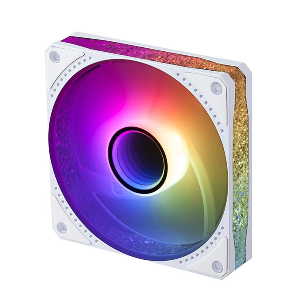 Ready To Ship computer radiator pc case cooling fan 120mm rgb color change computer case fan for gaming case