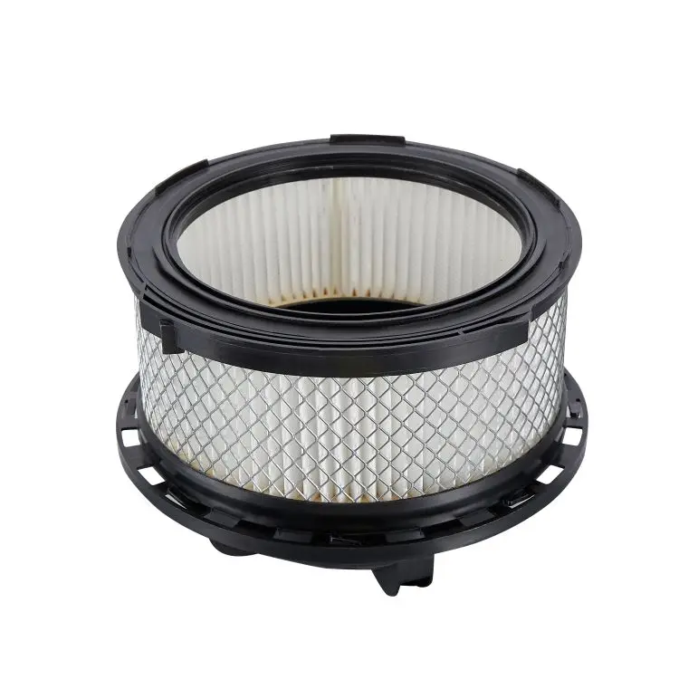China customized air cleaning equipment parts hepa filter with outer wire mesh non-woven true hepa filter for air purifier