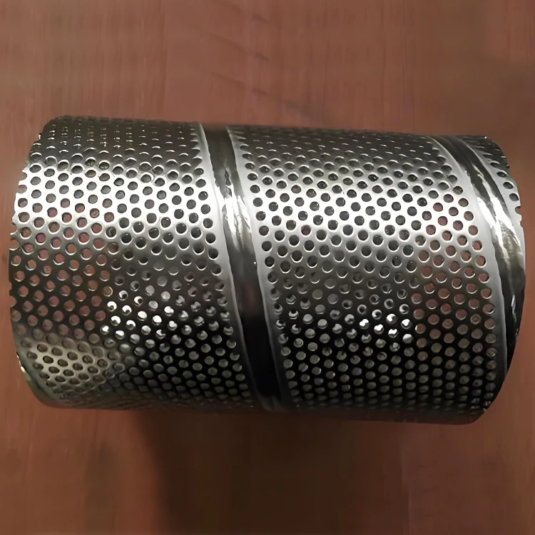 Small Oil Filter Expanded Metal Spiral Tube Making Machine
