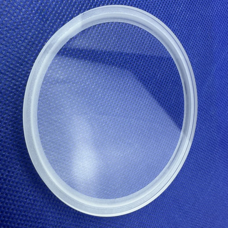 Custom polished quartz crystal chip quartz glass plate quartz slice window in various sizes