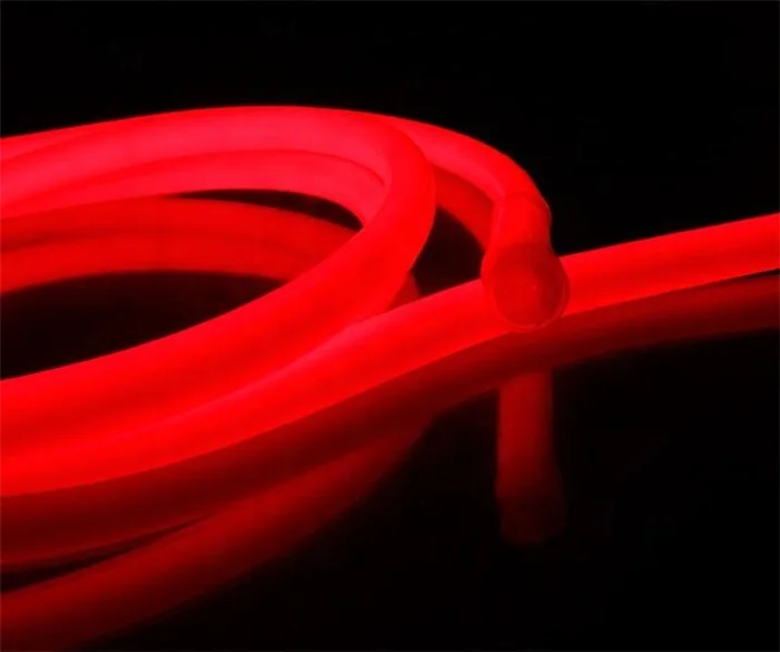 360 Degree Round LED Neon Flex 24 Volt IP67 Tube Strip light facade lighting outdoor neonflex