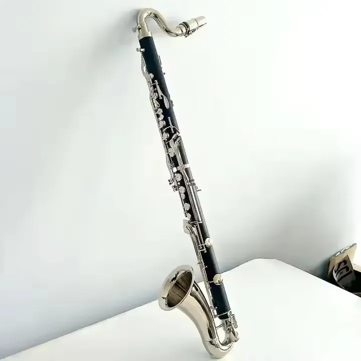 Wholesale ABS nickel plated clarinet Bass low E clarinet