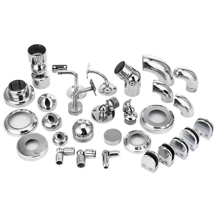 Stainless Steel Railing Accessories Inox Stair and Balcony Glass Balustrades & Handrails Fittings Railing Holder