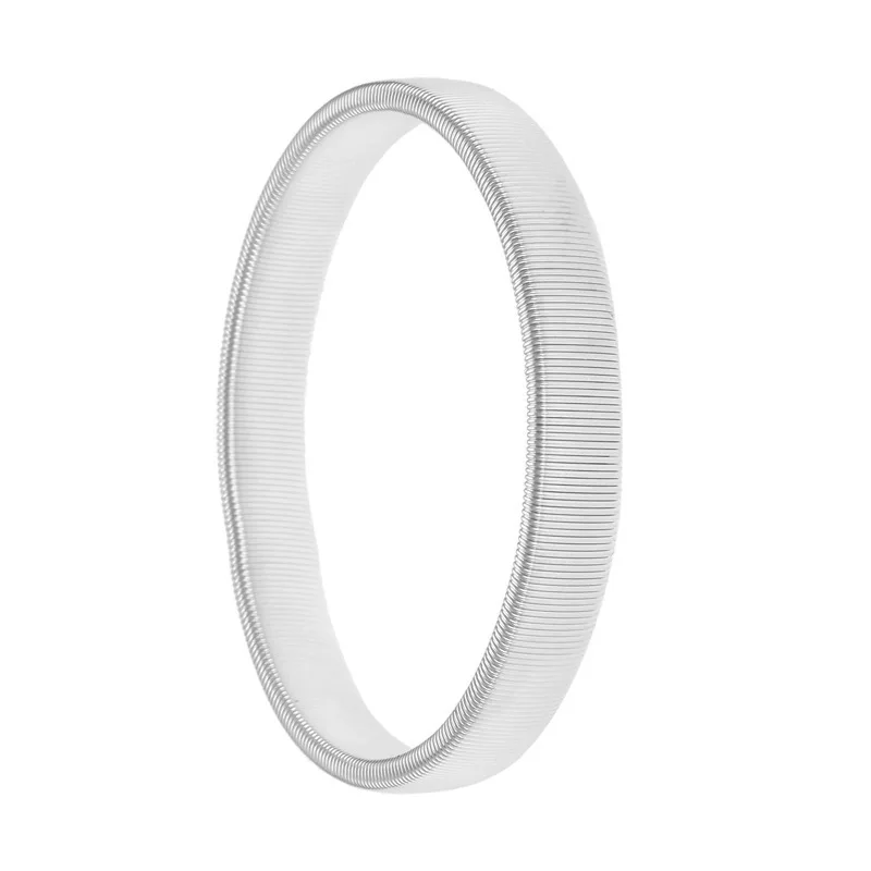 Gold Silver Black Metal Spring Elastic Shirt Sleeve Armband Holder Bracelet For Men Women