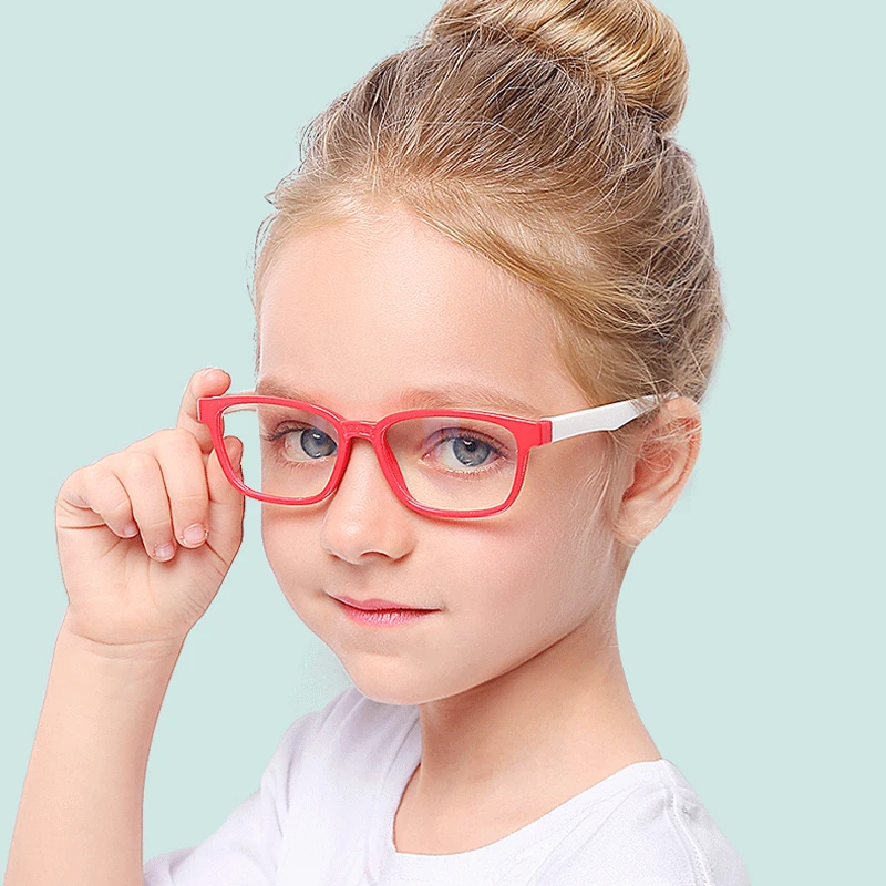 Children Anti-blue Light Glasses Kids Boys Girls Fashion Computer Latest Filter Glasses Frame