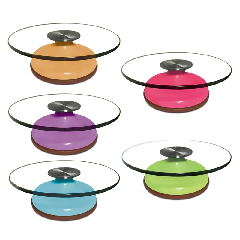 Baking Cake Turntable Glass 12inch Non-Slip Silicone Ring Cake Turntable Cake Stand Box Package Baking Tools