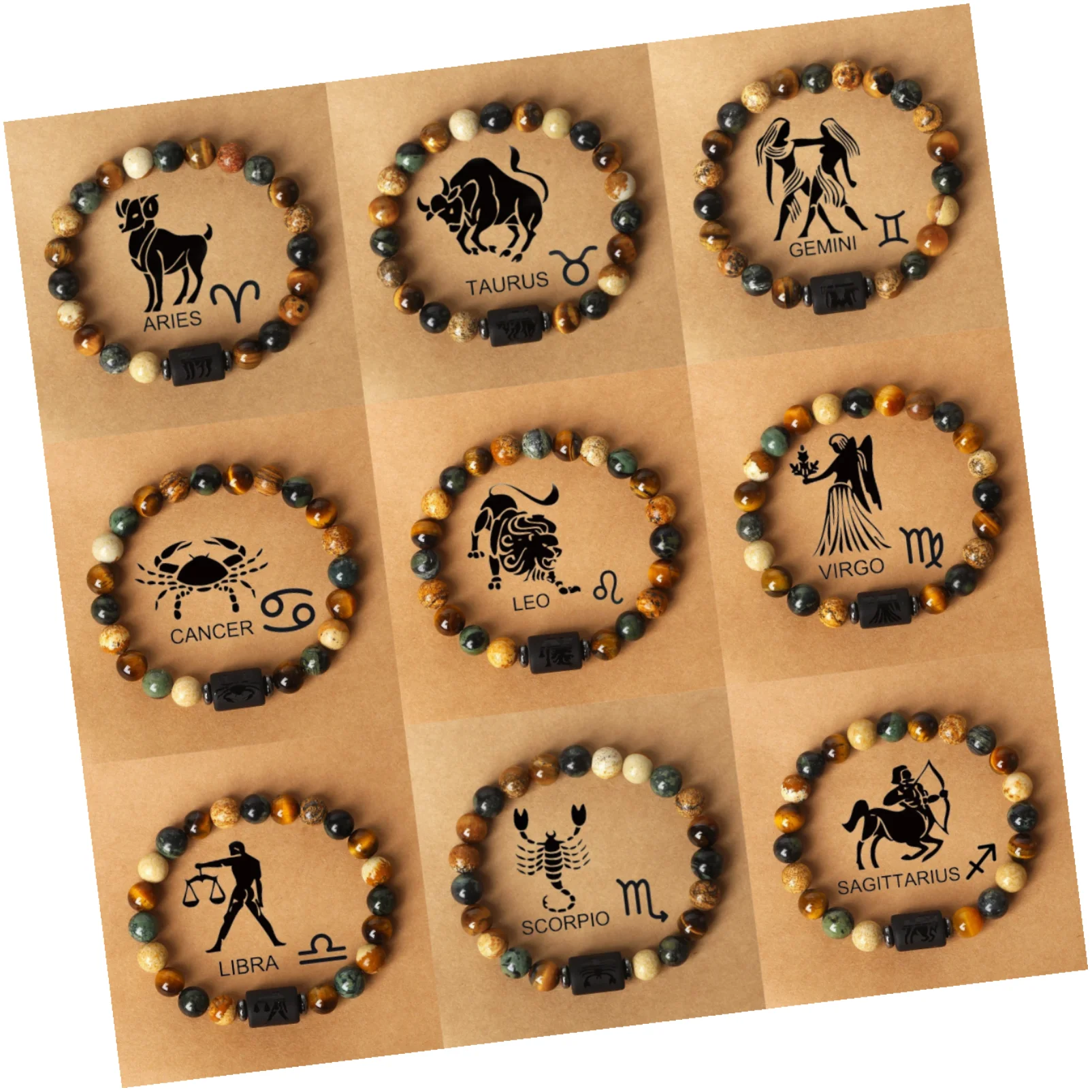 Женский браслет со знаками Зодиака