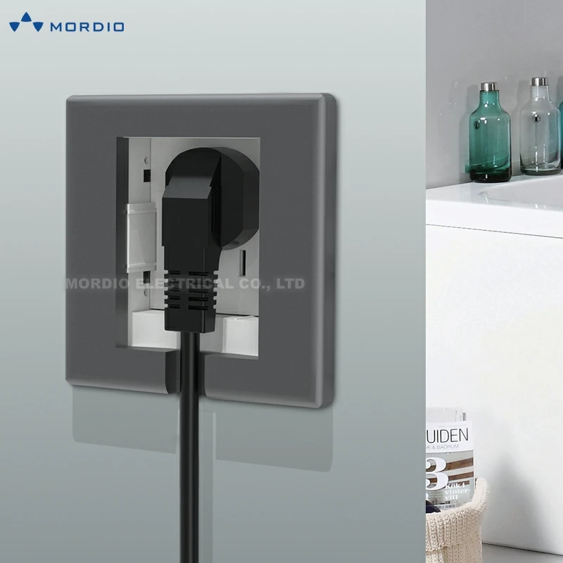 Factory Price  electric Cambodia Household Switched Socket recessed outlet hidden wall socket for Southeast Asia